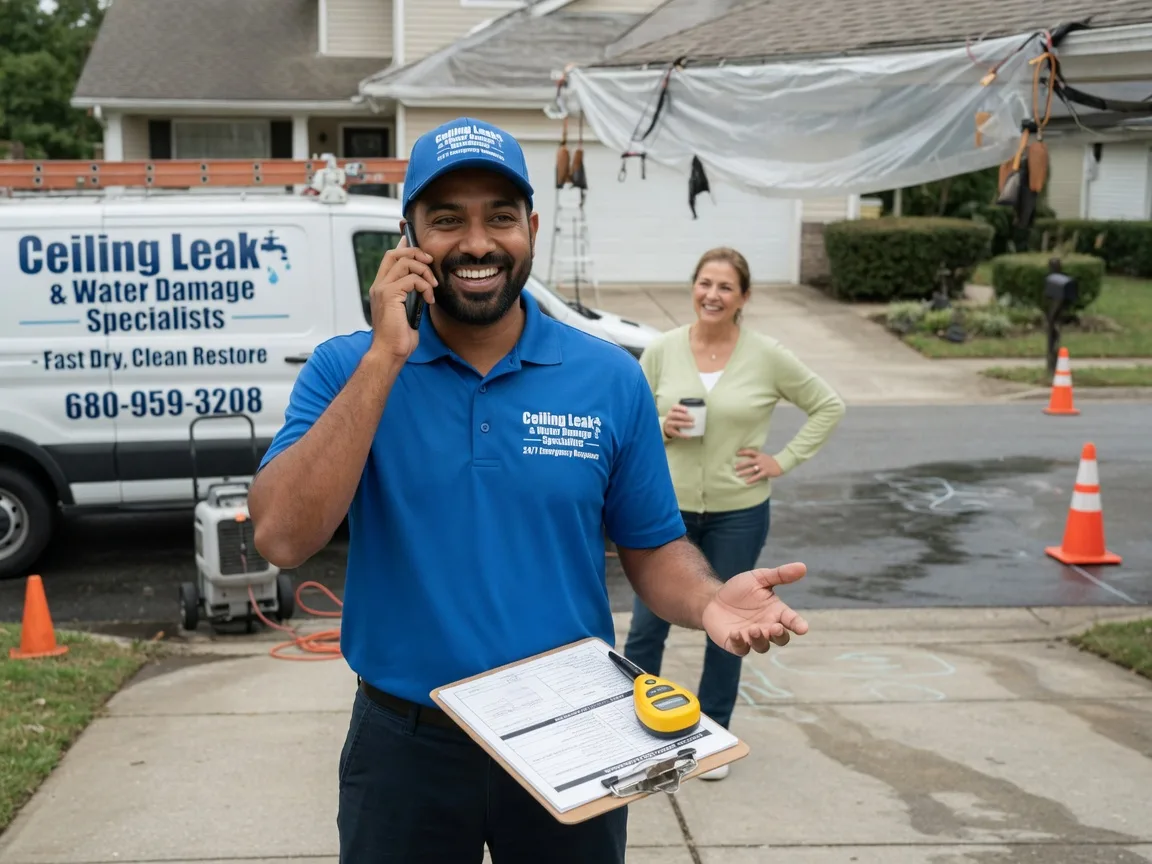 Ceiling Leak Cleanup Gilmore City, IA FAQs